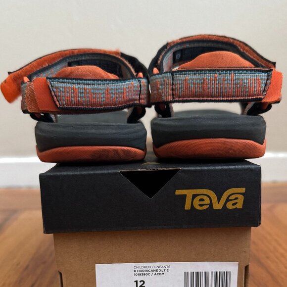 Teva Toddler Kids Hurricane XLT 2 size 12 - Orange - Picture 4 of 7